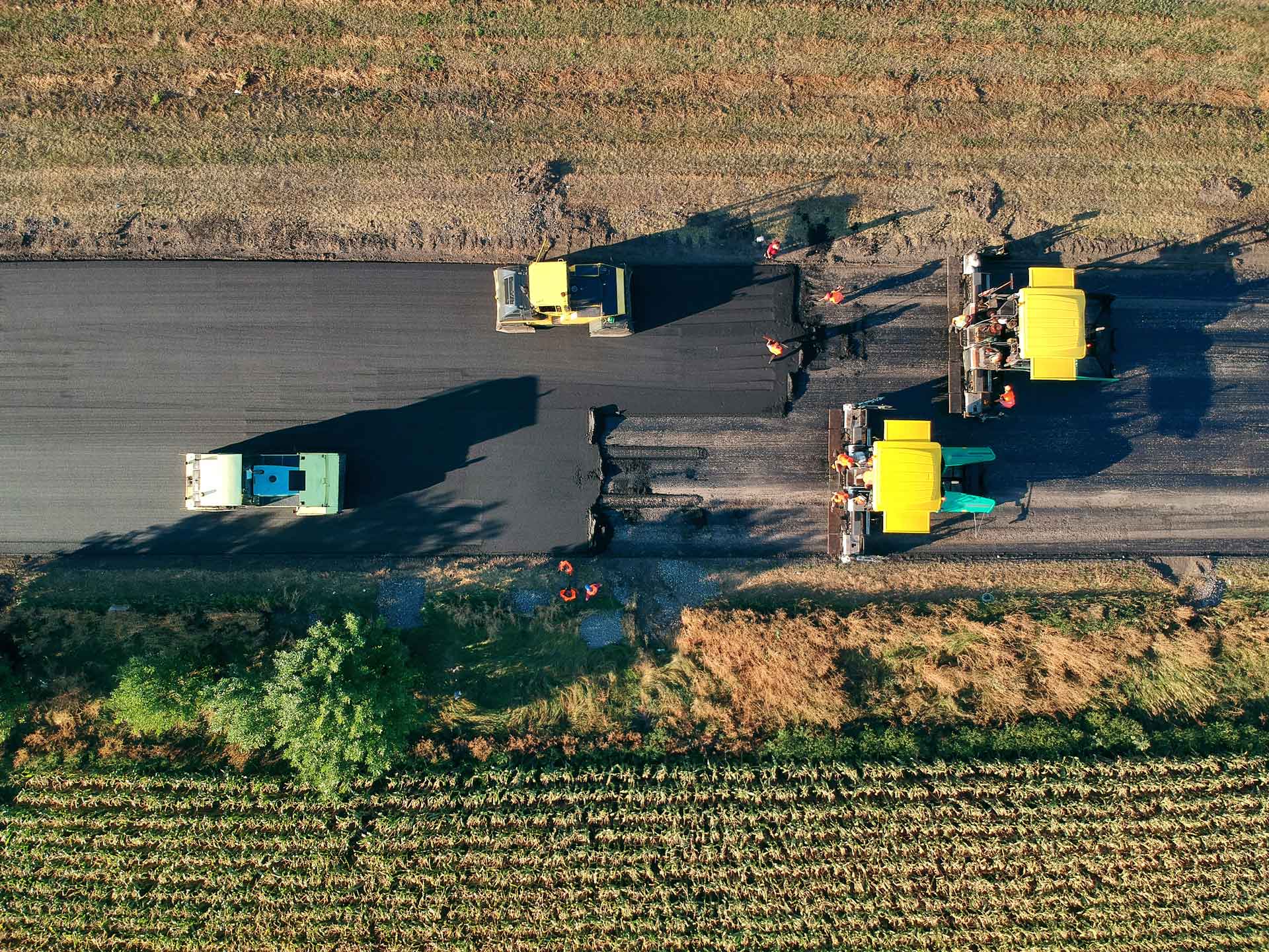 Viaduto com rotatória